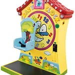 Crazy Clock — παιδικό μηχάνημα με περιστρεφόμενη καρέκλα και διαδραστικό ρολόι