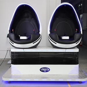 9D Egg VR — πλάγια όψη με τα καθίσματα