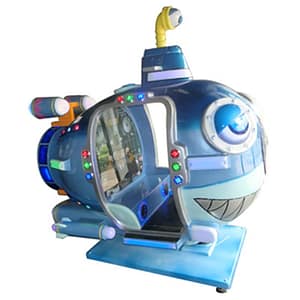 Mini Kiddie Sub — κουνιστό παιδικό υποβρύχιο, πλάγια όψη