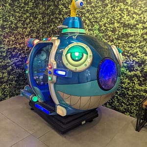Mini Kiddie Sub — το υποβρύχιο στημένο σε χώρο παιδότοπου