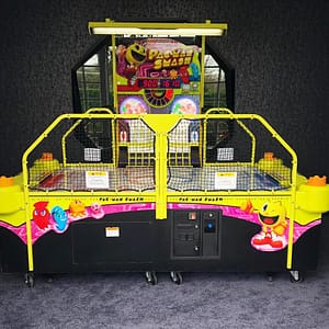 Pac-Man Air Hockey — μετωπική όψη του τραπεζιού