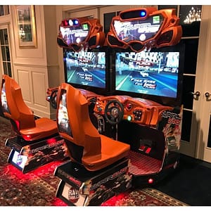 Super Cars της Raw Thrills — ολόκληρο το μηχάνημα οδήγησης