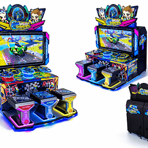 Wind Speed Charger arcade racing παιχνίδι με πλατφόρμες ποδιών για χώρους ψυχαγωγίας