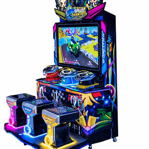 Wind Speed Charger arcade racing παιχνίδι με πλατφόρμες ποδιών για χώρους ψυχαγωγίας