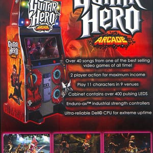 Guitar Hero Arcade - επίσημο φυλλάδιο με χαρακτηριστικά