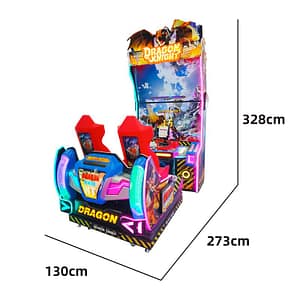 Διαστάσεις του Dragon Knight: πλάτος 130 cm, βάθος 273 cm, ύψος 328 cm