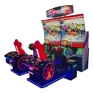 Hurricane Racing Simulator σε έκδοση δύο θέσεων, με φωτιζόμενους τροχούς και οθόνες