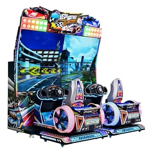 Street Phantom DX, αγωνιστικό arcade δύο θέσεων με τέσσερις οθόνες 65 ιντσών