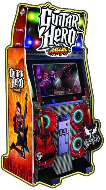 Guitar Hero Arcade - όρθια καμπίνα με φωτισμό LED