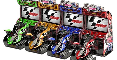 Moto GP arcade μηχανή αγώνων μοτοσικλέτας Raw Thrills