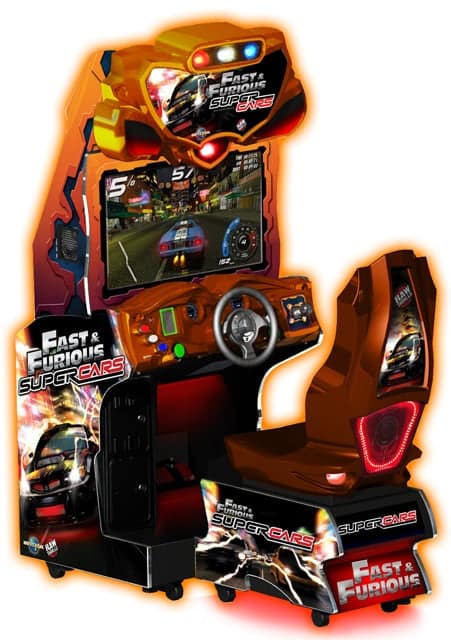 Fast & Furious Super Cars - καμπίνα οδήγησης με κάθισμα, κάθετη όψη