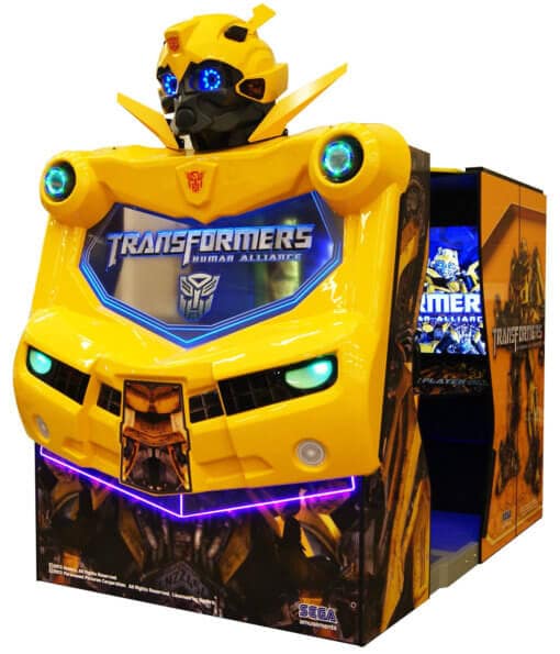 Transformers Theatre Transformers Human Alliance Theatre - arcade shooting παιχνίδι της Sega με καμπίνα Bumblebee
