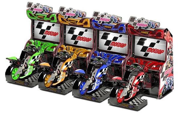 Moto GP arcade μηχανή αγώνων μοτοσικλέτας Raw Thrills