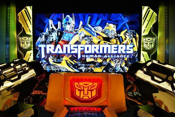 Transformers Human Alliance — η οθόνη και τα δύο όπλα του μηχανήματος