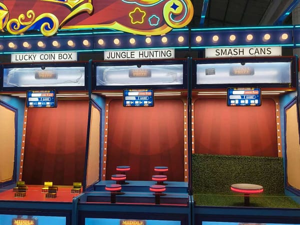 Super Carnival 2 — οι θέσεις Lucky Coin Box, Jungle Hunting και Smash Cans