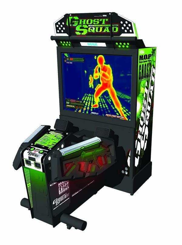 Ghost Squad DX - καμπίνα shooting της Sega με μεγάλη οθόνη