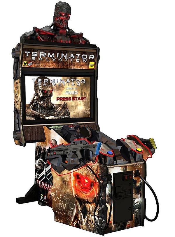 Terminator Salvation Deluxe - καμπίνα shooting με mounted όπλα