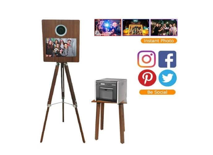 InstaVintage photo booth σε εκδήλωση — ενοικίαση vintage photo booth